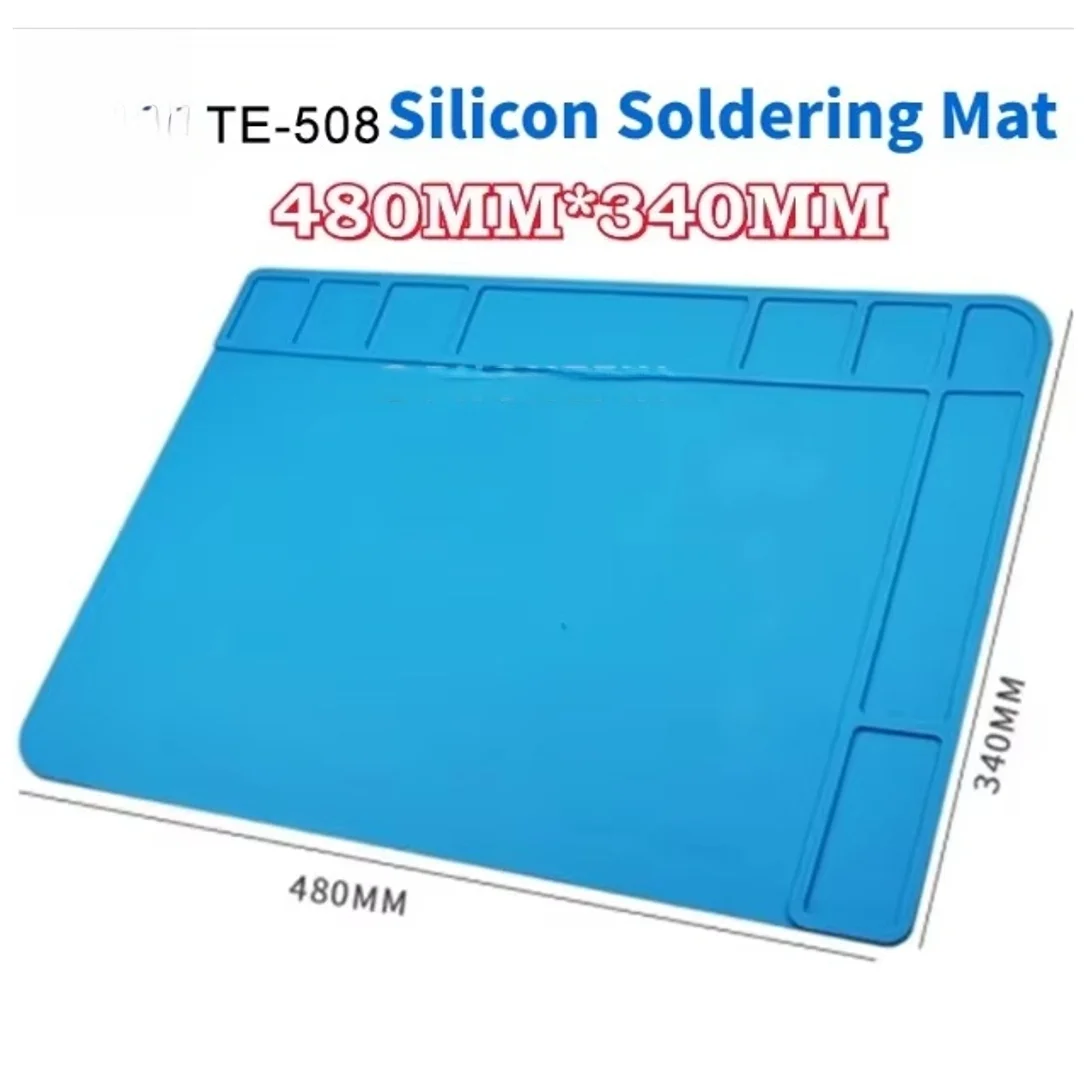Anti-static ESD Soldering Silicone Mat Heat-Resistant Work Pad For Hot Air Gun Soldering Station Repair Desoldering Platform