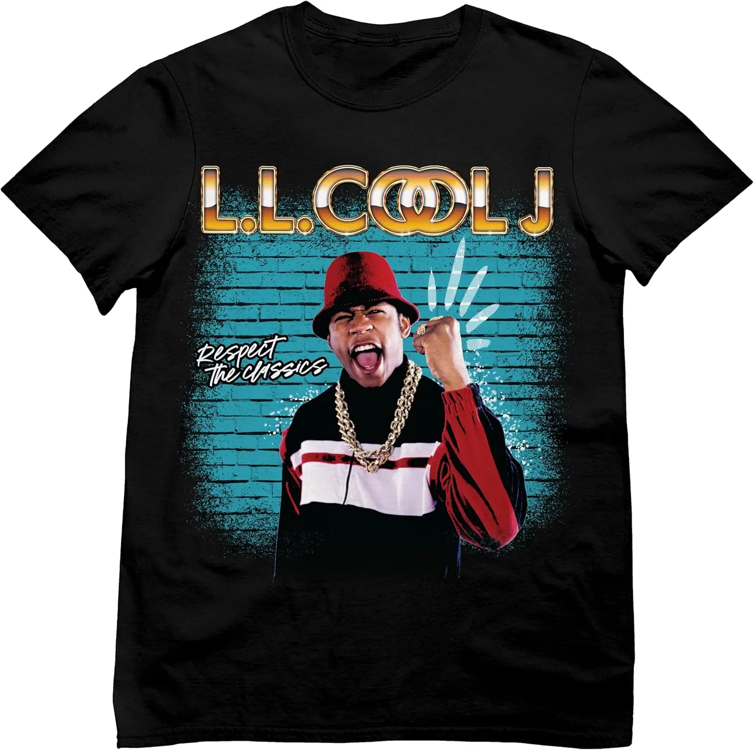 ROCK BANDRock The Bells L.L. Cool J Respect The Classics Men's and Women's Short Sleeve T-ShirtHip - Hop