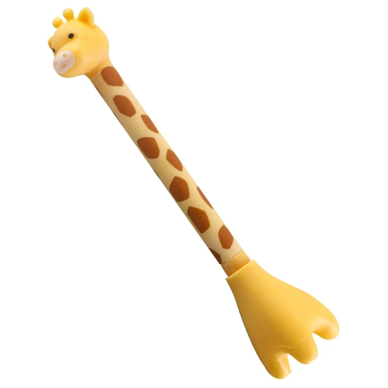 Engraçado Standing Giraffe Pen Papelaria, Caneta De Escrita Muito Estética, Caneta Gel Kawaii Criativa, Decoração De Mesa, 0,38mm