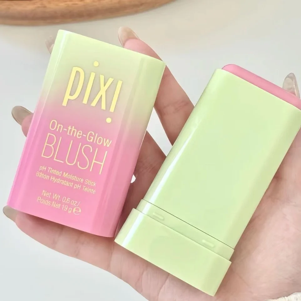 

pixi make up brush Functional Blush Stick Waterproof Easy Color Rouge Blusher Cream High Color Rendering Brightening Skin Tone