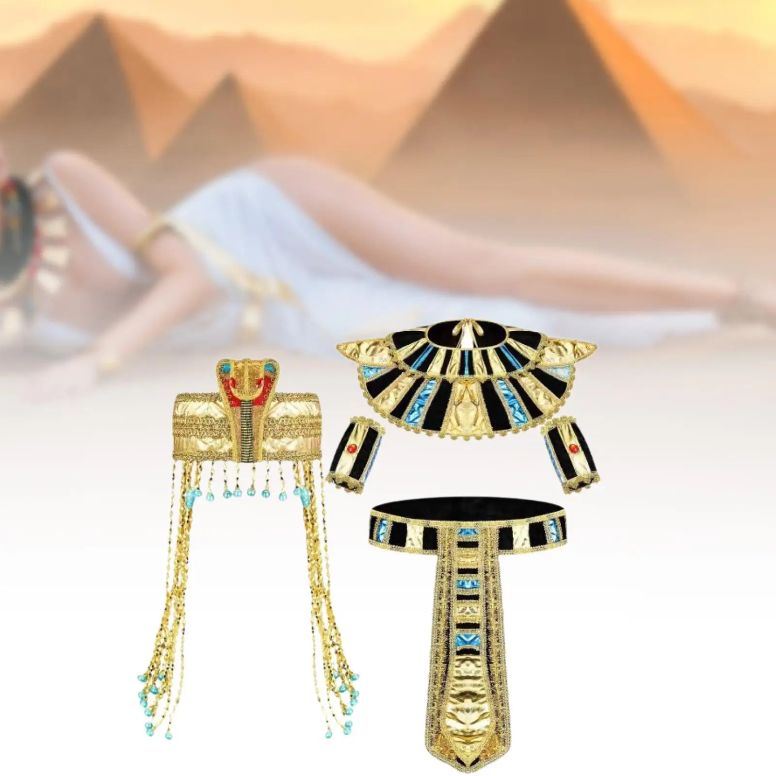 5Pcs Womens Egyptian Costume A - Women'S Egyptian Accessories ulasan dan harga