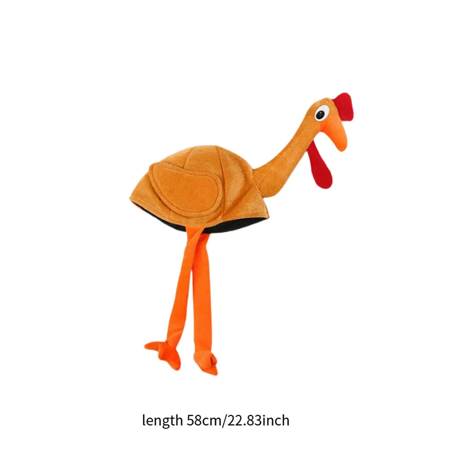 Thanksgiving Turkije Hoed Zachte DIY Craft Lange Benen Hoed voor Verkleedfeest Vakantie