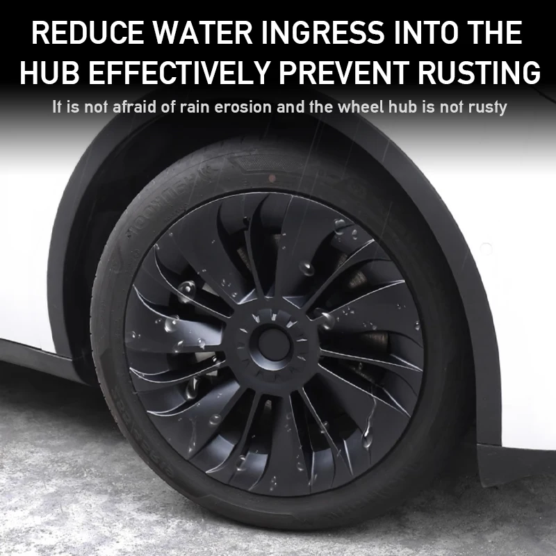 Caps On Wheels promozione 4 pezzi HubCap Performance accessori per automobili per Tesla Model Y Symmetric Style Hub Caps alta qualità