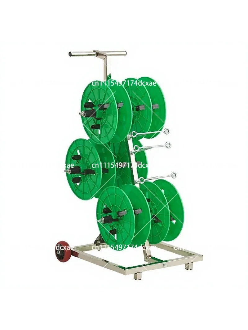 Electrician Wire Dispenser Stand for BV Cable 1.5-10mm² Fast Loading Wire Reel Rack Wiring Tool