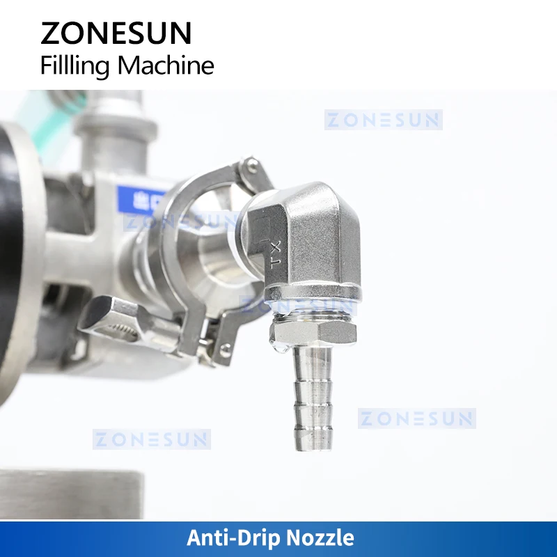 Zonesun Tabletop Weigh and Fill Machine Net Weight Filler Weigh Fill System Rotary Lobe Pump Filling Equipment ZS-RPW35L