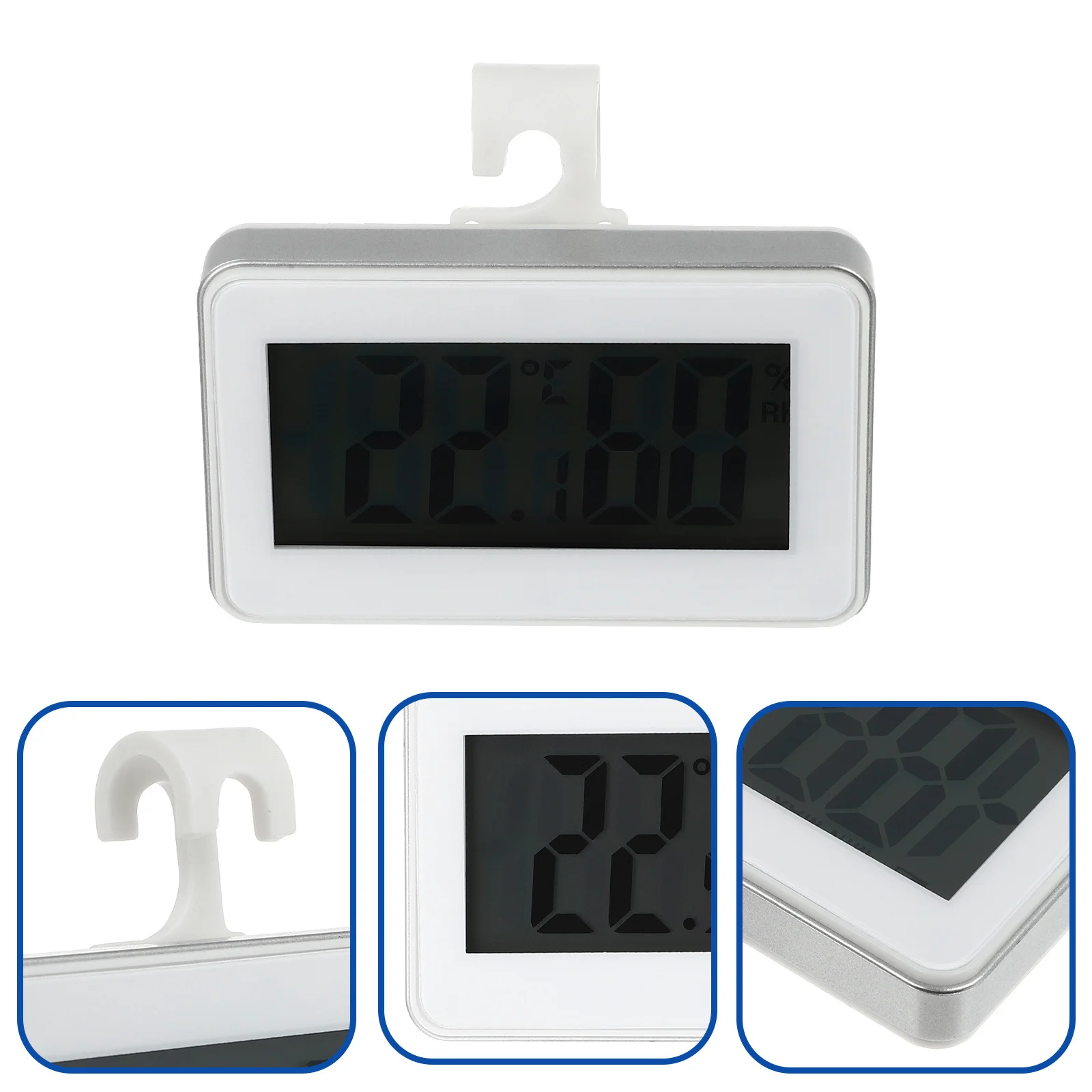

Magnetic Refrigerator Thermometer Hygrometer Accurate Temperature Humidity Meter Fridge Freezer Kitchen Alarm Gauge