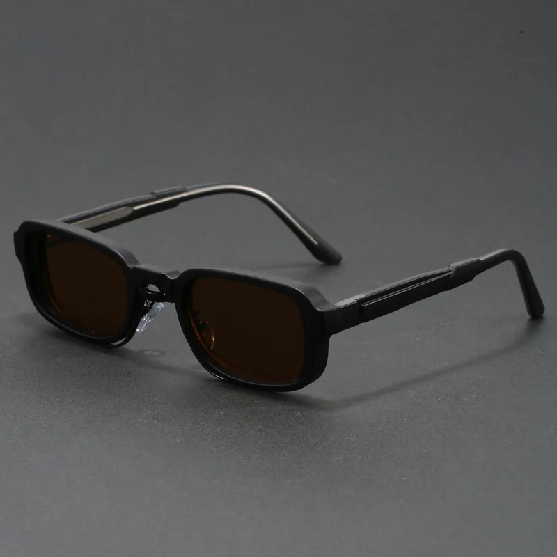 New Men's Advanced Ultra Light Coarse Frame Fashion Square Sunglasses Women Men Trendy Anti Mist Outdoor Driving Shades UV400