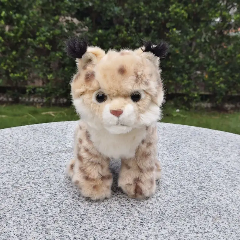 

Realistic Lynx Plush Toy Wild Raccoon Super Cute Mountain Cat Doll Lifelike Animals Simulation Stuffed Doll Kawaii Toy
