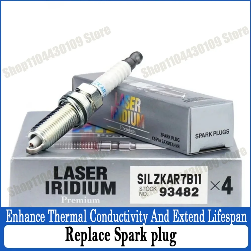 

93482 SILZKAR7B11 Iridium Spark Plug Candles for SUBARU FORESTER IMPREZA LEGACY OUTBACK XV NISSAN X-TRAIL ROGUE SENTRA ALTIMA