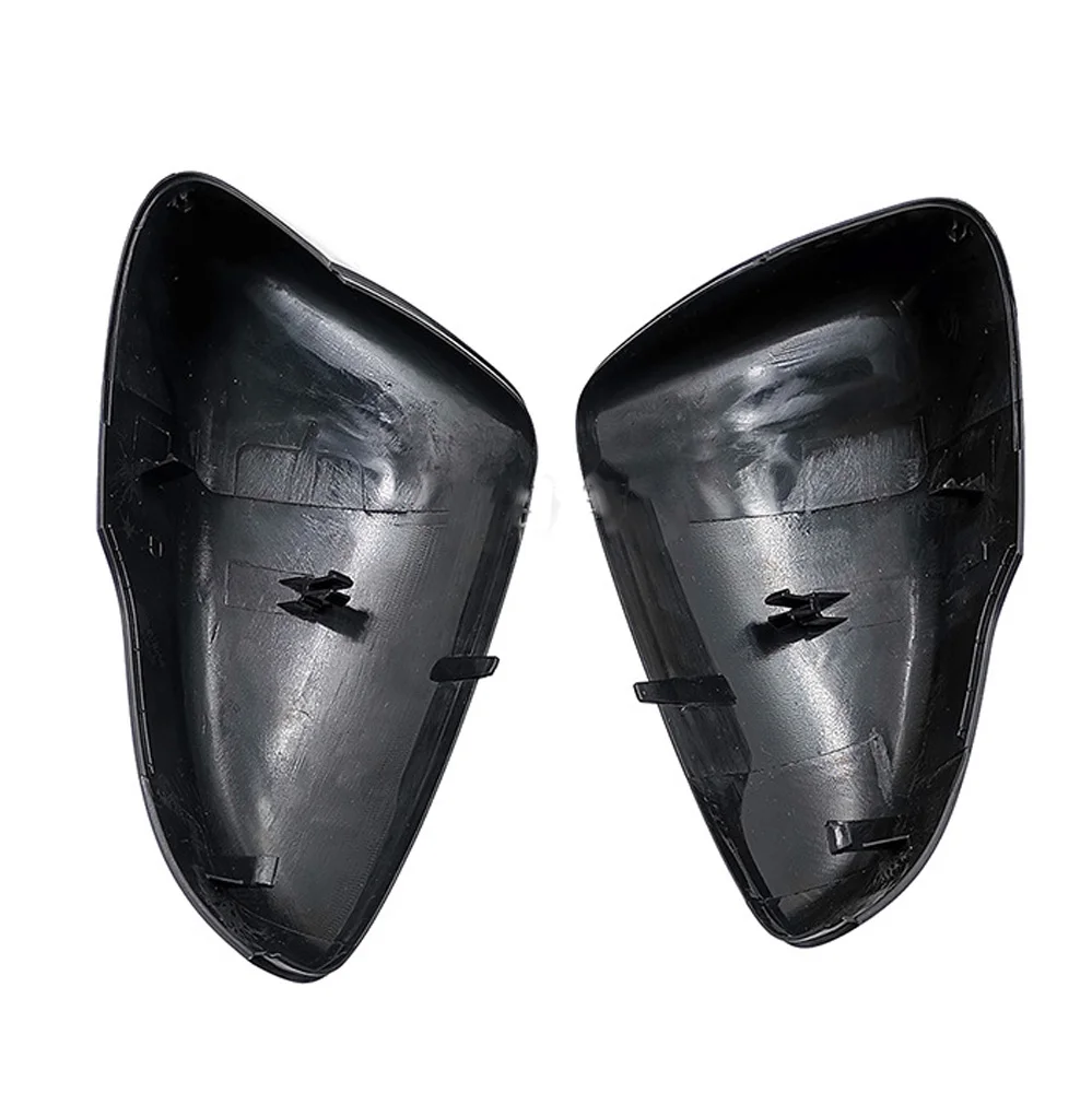 LHD For Ford Focus MK4 IV 2019 2020 2021 2022 Gloss Black Side Wing Rear View Rearview Mirror Cover Caps Replacement Shell