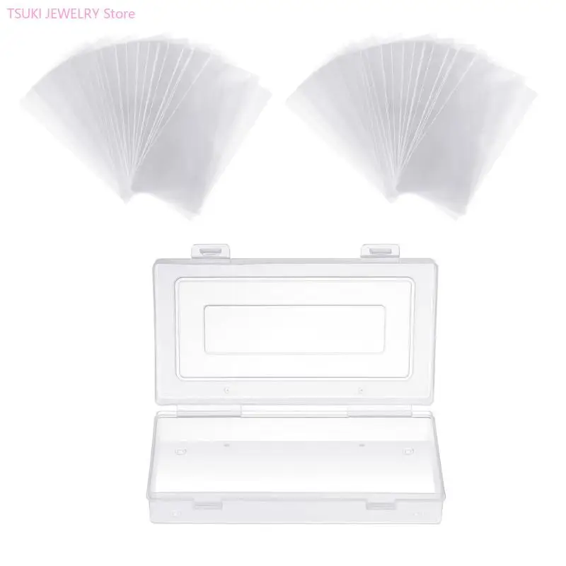 62KE 100 個透明通貨スリーブマネーホルダーボックス紙幣収納ケースコレクターや紙幣愛好家向け