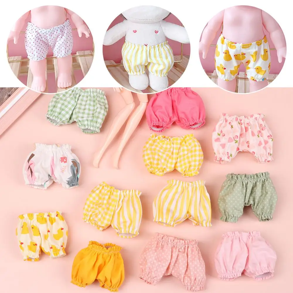 Handmade Pumpkin Pants Colorful Lantern Pants Doll Shorts For 15cm Joint Doll Ob11Bjd Doll Cotton Doll