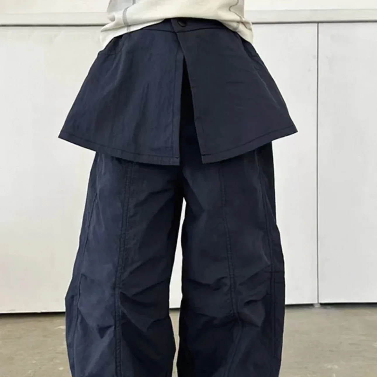 Korean Children's Clothing Summer New Girls' Tooling Culottes Foreign Fashion Versatile Splicing Fart Curtain Casual Pants