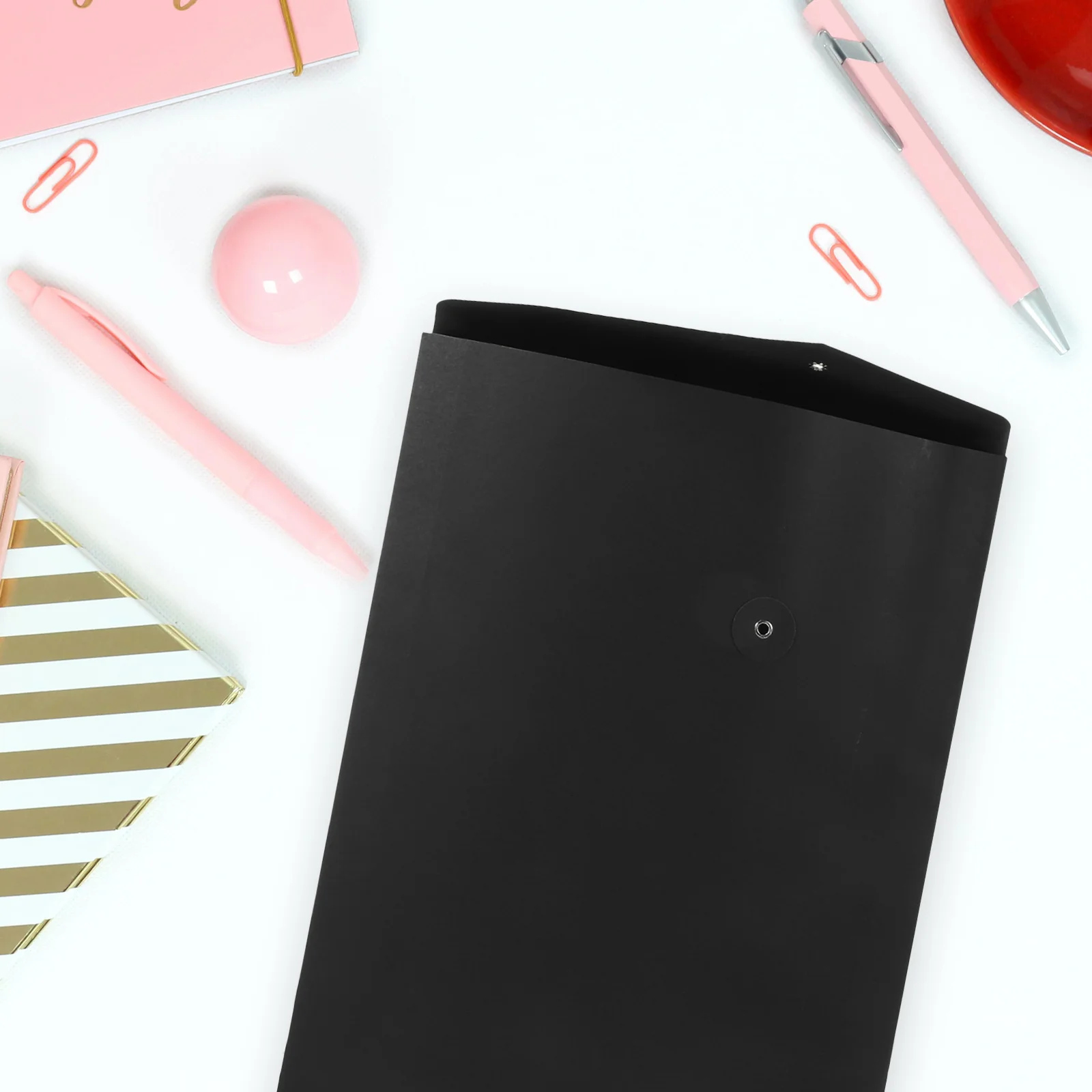 

10Pcs A4 File Envelope Kraft Paper Document Organizer with Tie Closure for Office Home Record Storage Document Folder