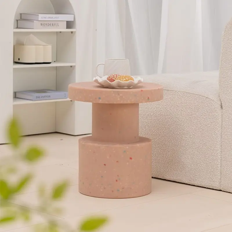 Nordic Creative Environmentally Friendly Side Table Round Table Small Apartment Mini Small Round Table Modern Simple Round Stool