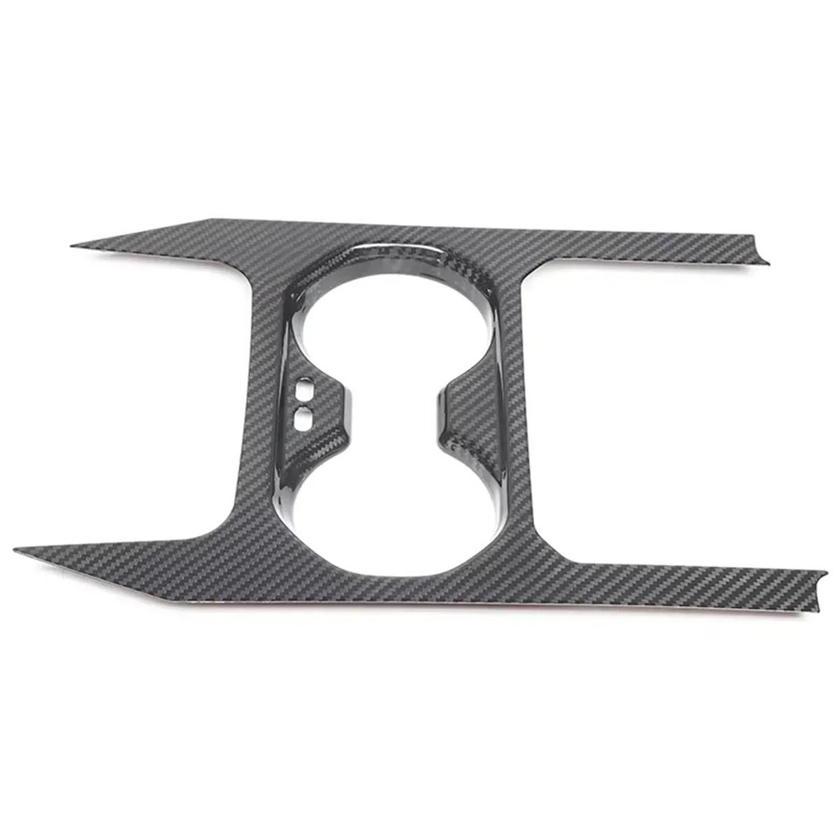 

X-T For 5 Series G60 2024 Real Carbon Fiber Car Center Console Water Cup Holder Frame Cover Trim Accessories