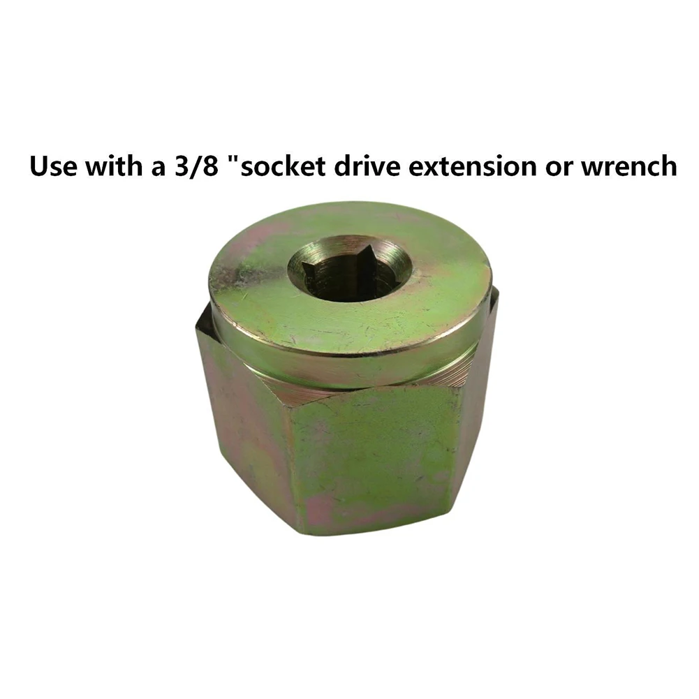 05265 Faucet Thread Cleaner Tool for Use with 3/8 Inch Socket Driver or Wrench to Renew Thread Integrity on Outdoor Spigots