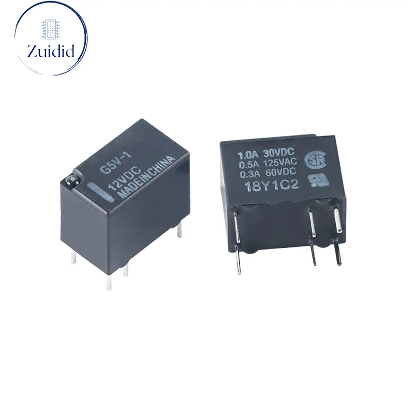 5/1pcs Signal Relays G5V-1-3VDC G5V-1-5VDC G5V-1-9VDC G5V-1-12VDC G5V-1-24VDC DC 3V/5V/9V/12V/24V G5V-1 5VDC 12VDC 1A 6Pin Relay