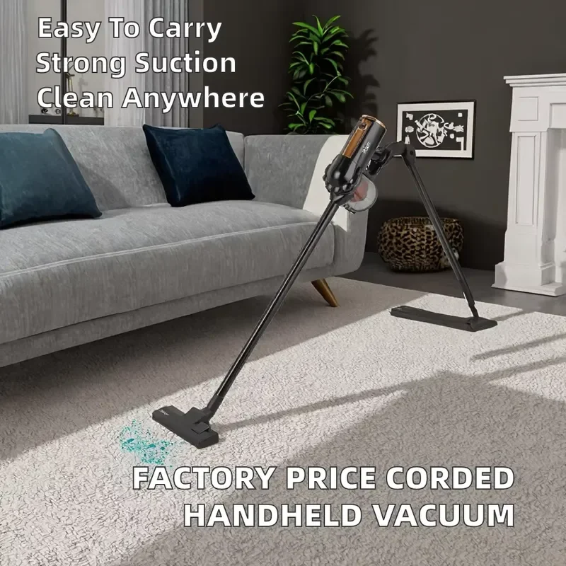 Portable Handheld Car Vacuum Cleaner Wired Mini Auto Interior Dust Collector for Vehicle Home Office Desktop Cleaning Tool