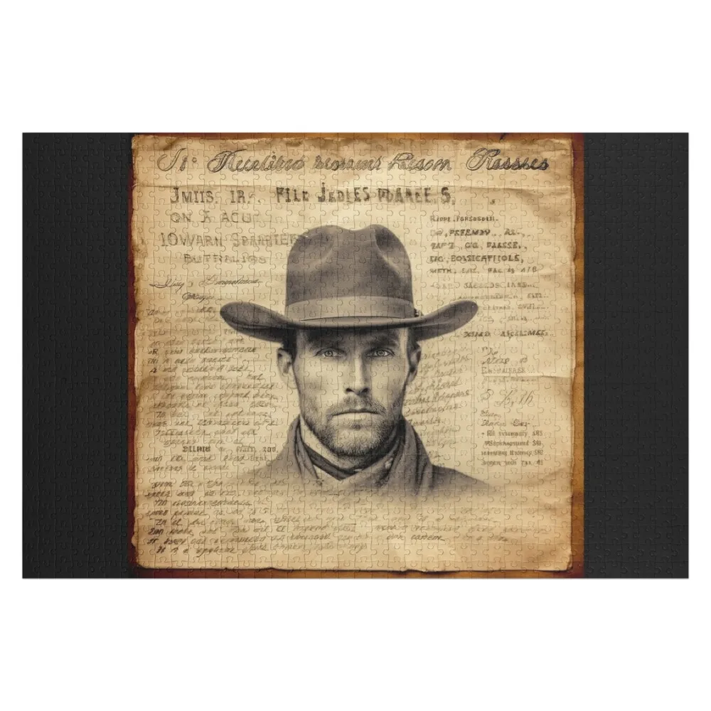 

Outlaw Cowboy-Available As Art Prints-Mugs,Cases,Duvets,T Shirts,Stickers,etc Jigsaw Puzzle Custom Jigsaw Christmas Toys Puzzle