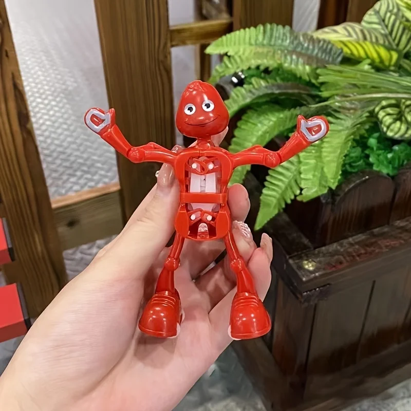 1 قطعة لعبة روبوت راقص الريح | لعبة ملتوي سبليت، روبوت راقص صغير مبتكر، لعبة متأرجحة ممتعة، هدية مثيرة للاهتمام للعطلات #4