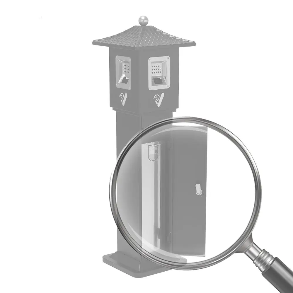 

Floor Standing Ashtray with Inner Bin Stainless Steel Anti-Rust Ashtray Smoking Accessories for Home Office Garden Outdoor Decor