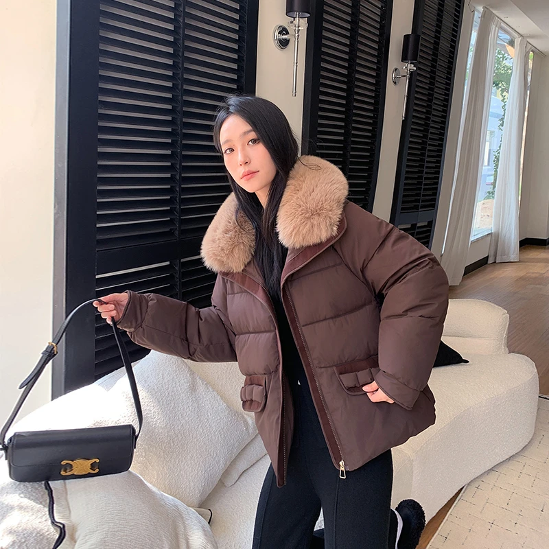 

Зимнее женское стеганое пальто, однотонное стеганое пальто с капюшоном из искусственного меха, большие карманы, женская стеганая куртка, пальто для женщин
