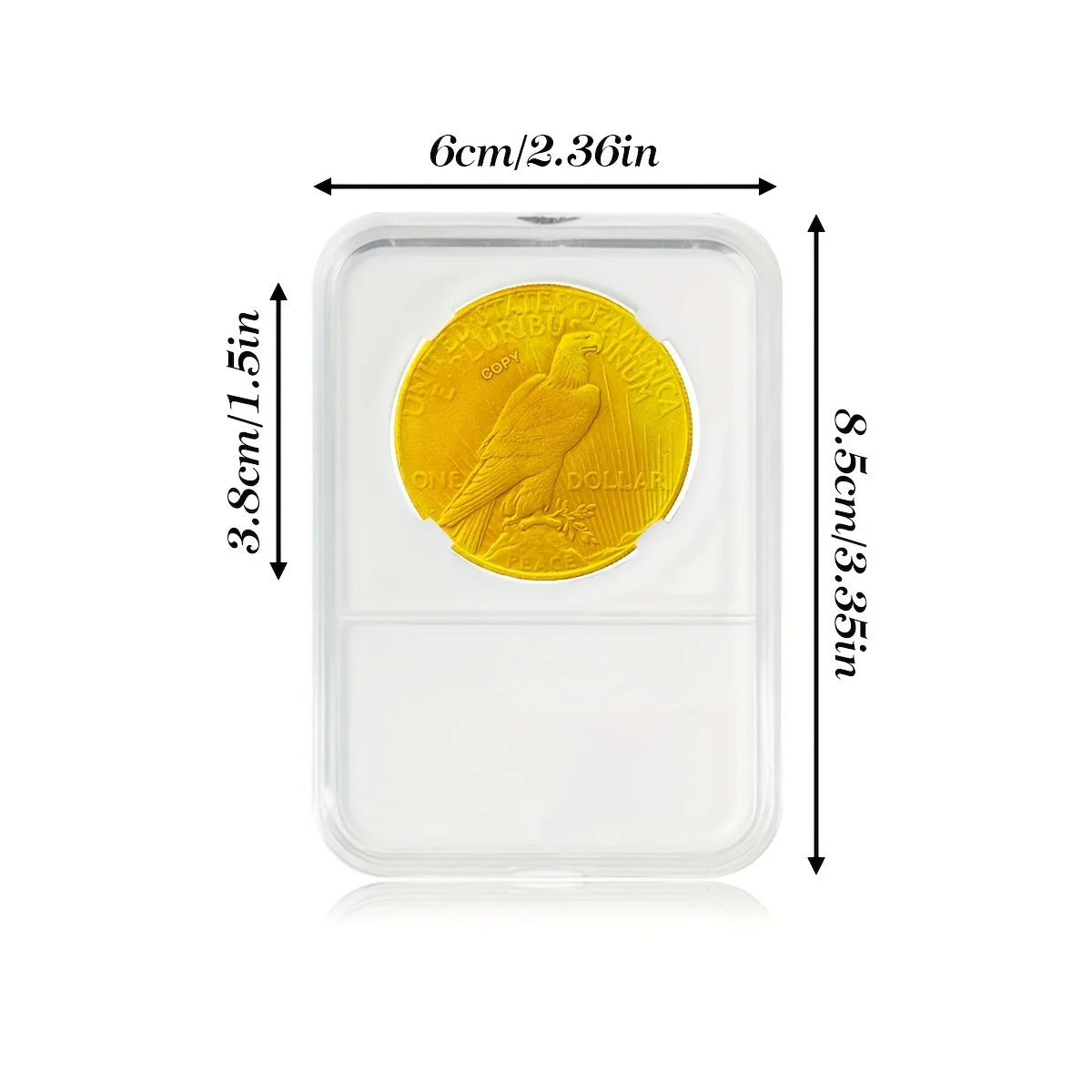 الولايات المتحدة 1921 1922 1927 تمثال الحرية حمامة السلام الذهب محاصر نسخة عملات ديكور المنزل عرض العناصر هدايا عيد الميلاد