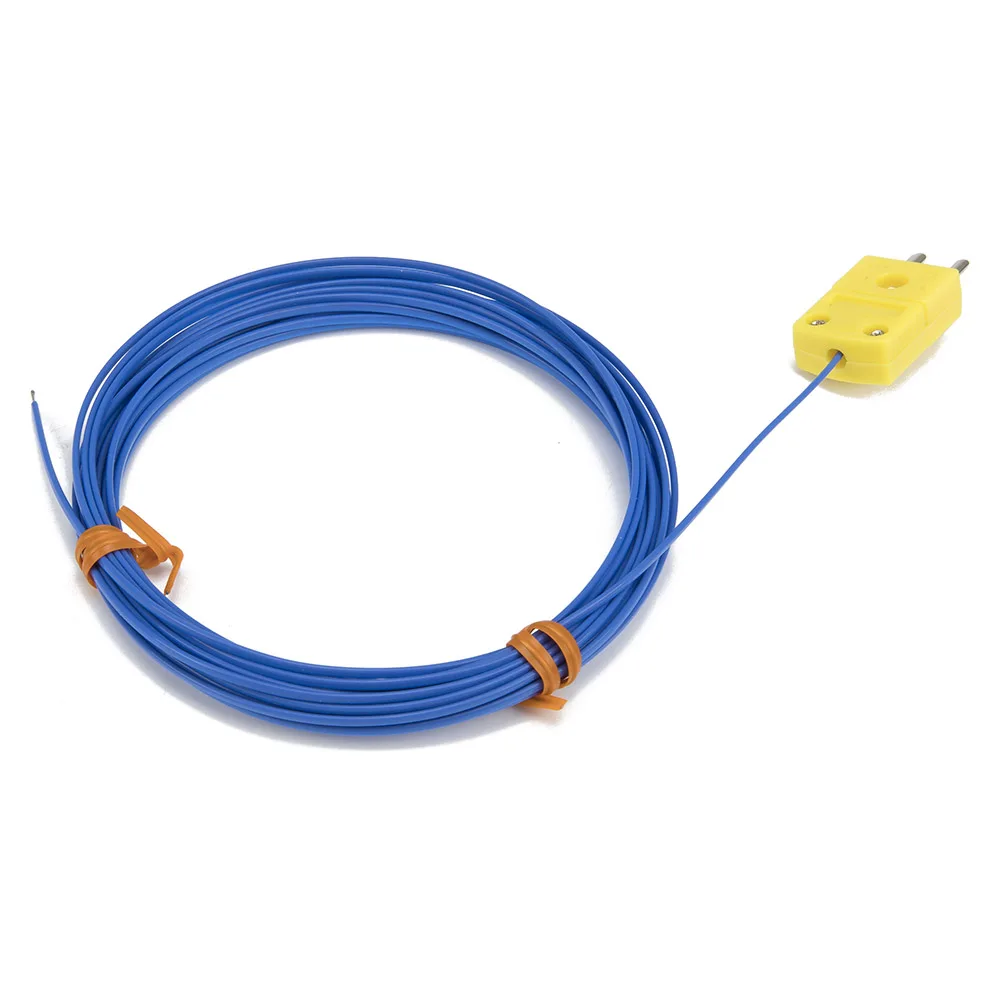 FTARW02 K type 5m PTEE cable wire head plug connection thermocouple temperature sensor