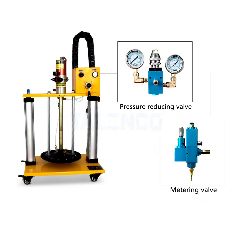 For High Viscosity Grease Pump Machine Pressure Booster Grease Injector
