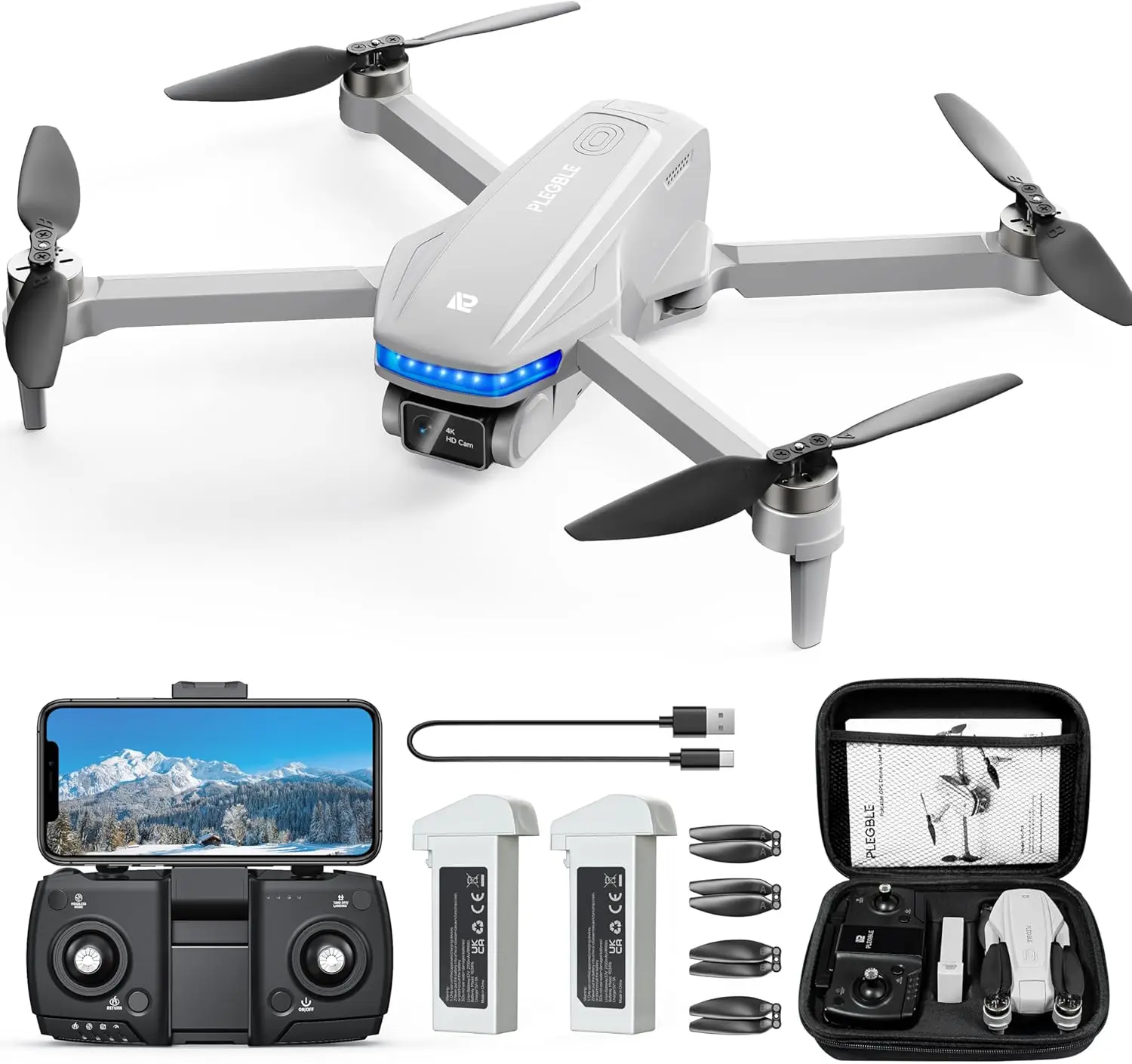 4K Gps Drone With C…