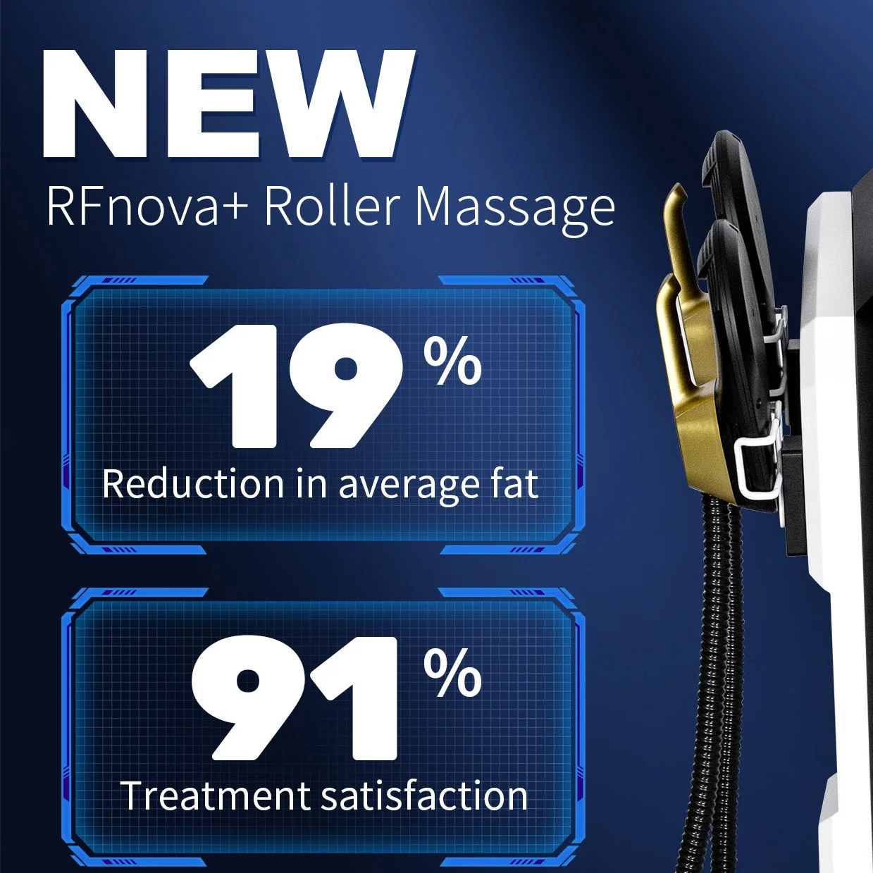 Commercial MYOslim 2 In 1 EMS Muscle Stimulator & RF Roller Massager Multifunctional Lazy Fitness Weight Loss Body Shaping Beaut