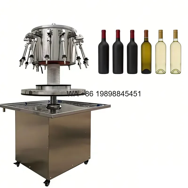 Wmwmnu Food Grade Semi Automatic Wine Bottling Custom Configurations Cost Effective Supply for Small Business