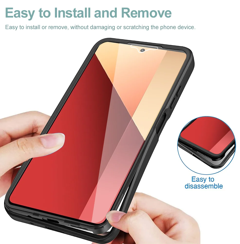 COPIKE Armor Hoes Voor Xiaomi Redmi A5 4G / Poco C71 4G – Groen, Met Glasfolie En Camerabescherming