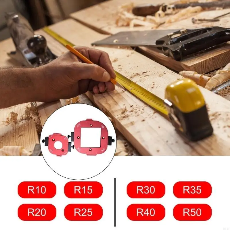 964E Woodworking Routers Radius Templates For Quick And Easy Woodworking Tasks