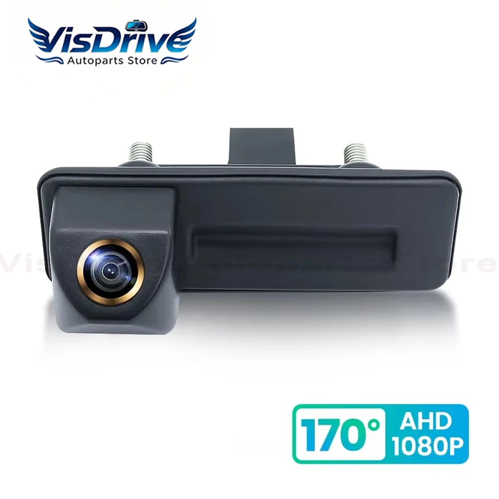 Vehicle Backup Camera for VW Trunk Handle Cam for Skoda Octavia A5 Fabio Yeti Superb CVBS-AHD 1080P Car Reverse Rear View Camera