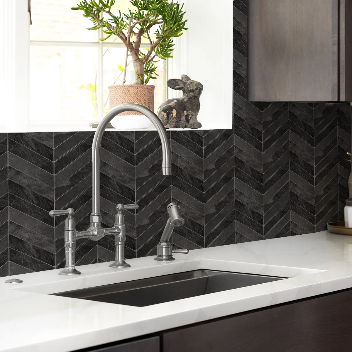 3D Wallpaper Oil Proof 23 x 29cm Tile Stick Durable Self-adhesive Peel and Stick Backsplash Waterproof for Kitchen Bathroom Home
