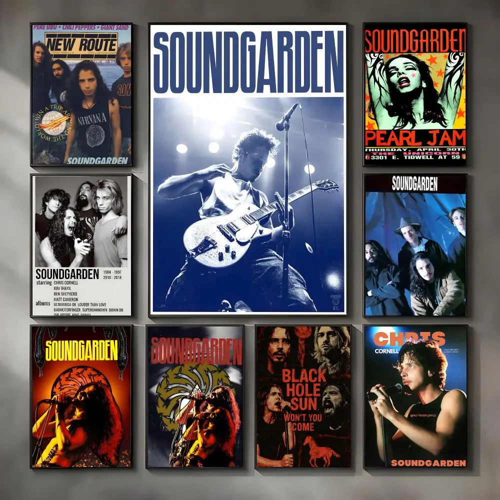 Band S-Soundgarden Poster Modern Interior Wall Decor & Trendy Home Highlights