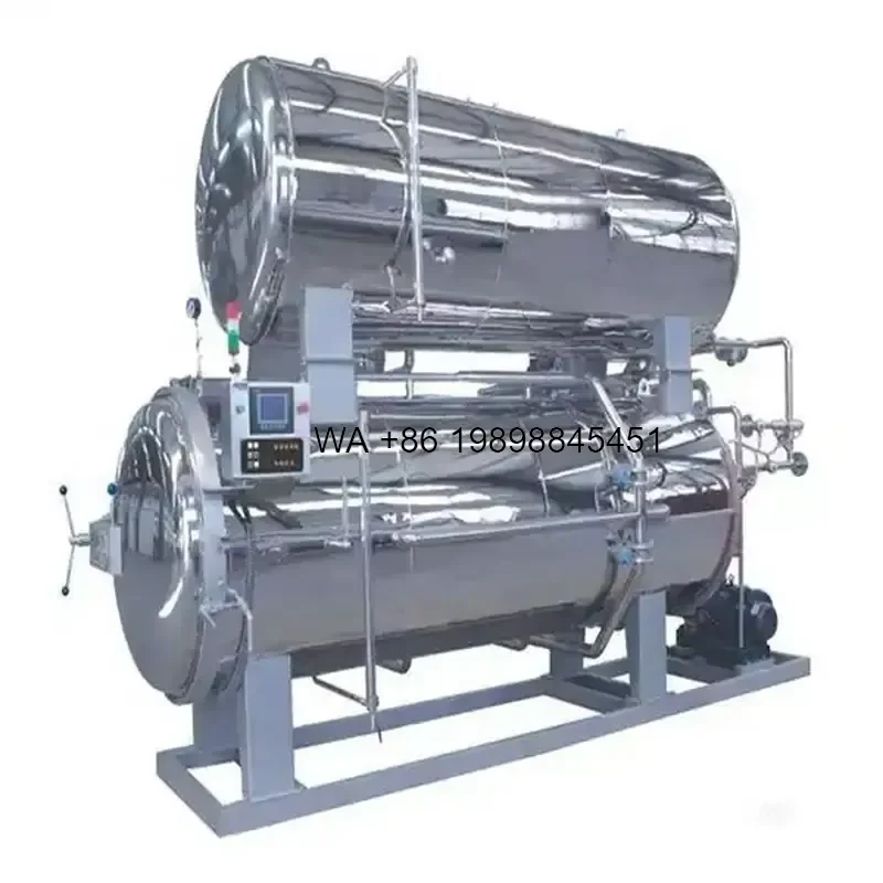 Wmwmnu High Pressure Steam 400L Food Packaging Canning Mushroom Autoclave Sterilizer for Glass Jars