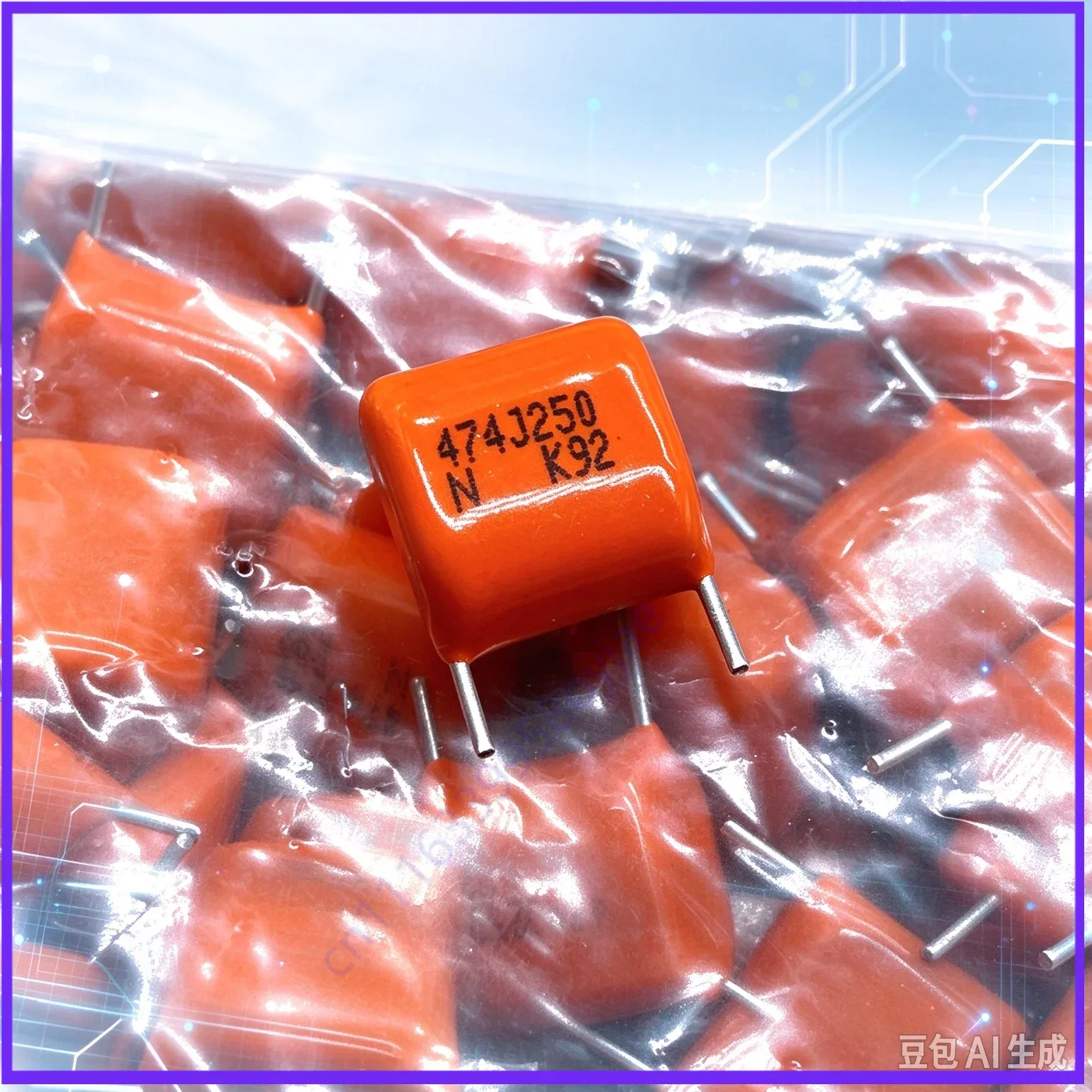 Highfreq for Japan NIS NISSEI CBB Capacitor 474 470nF 0.47uF 250V Audio   100pcs