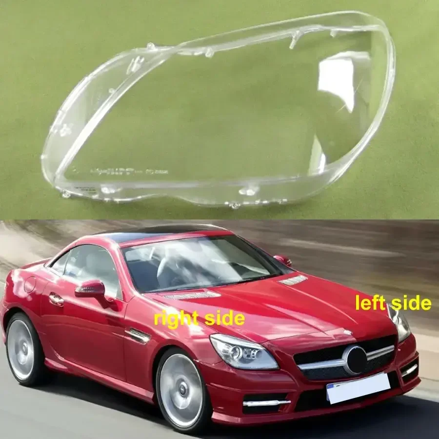 For Mercedes-Benz W172 SLK-Class 2011-2015 Headlight Cover Shade Headlamp Shell Transparent Lampshade Case Lens Plexiglass