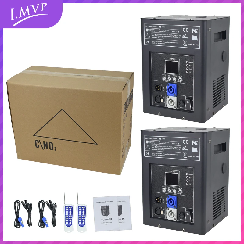 

2PCS DMX 750W White Black Sparkler Machine Remote Control Fountain Firework Cold Spark Machine for Wedding