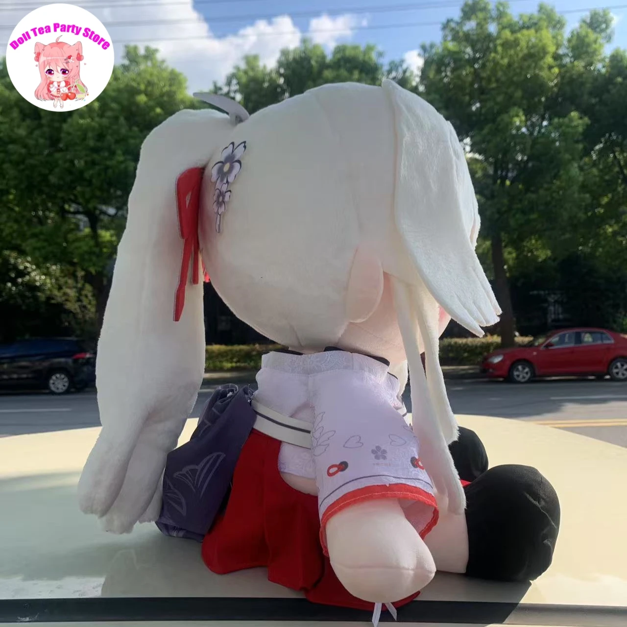 Hiyuki Cotton Doll Plush Plushie Cosplay Cartoon 40cm Anime Sitting Posture Stuffed Cotton Toys Birthday Gift Mascot