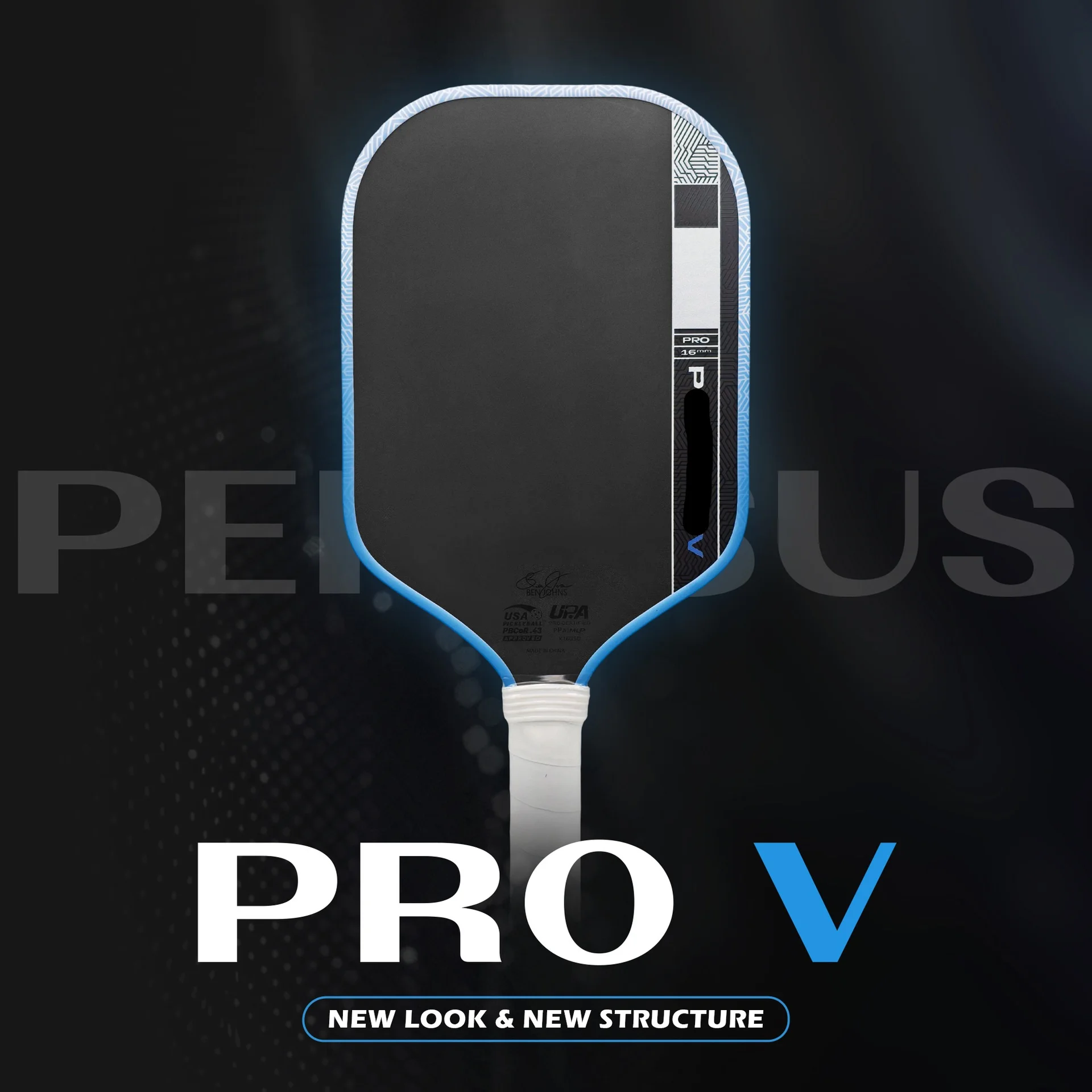 songyi-blue-pro-v-series-precision-control-carbon-fiber-pickleball-paddle-excellent-touch-feel-for-accurate-placement-shots