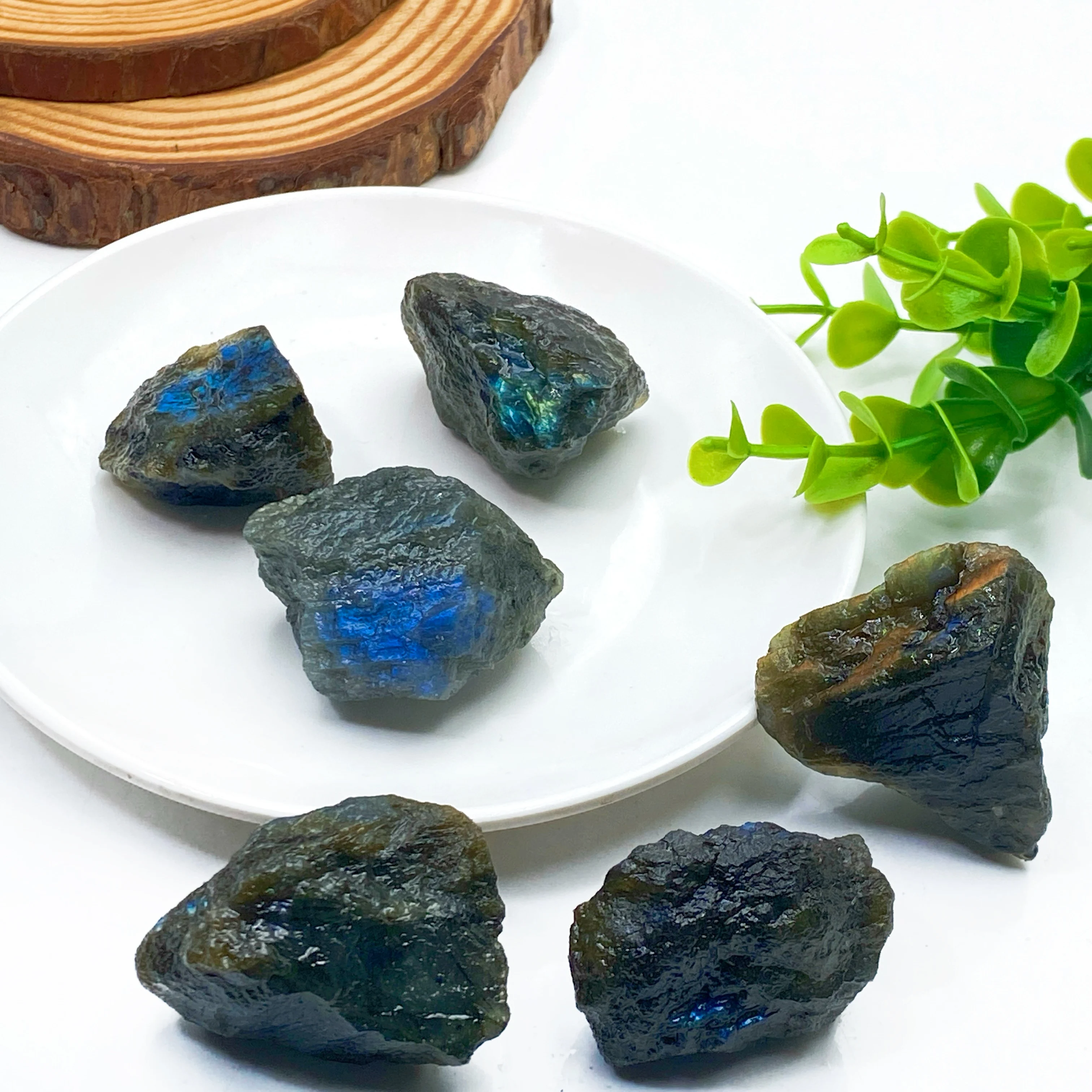 20–50 g Naturstein Labradorit Mineral Reiki Heilung Mondstein Exemplar Sammlung Aquarium Landschaft Kristall Rohstein