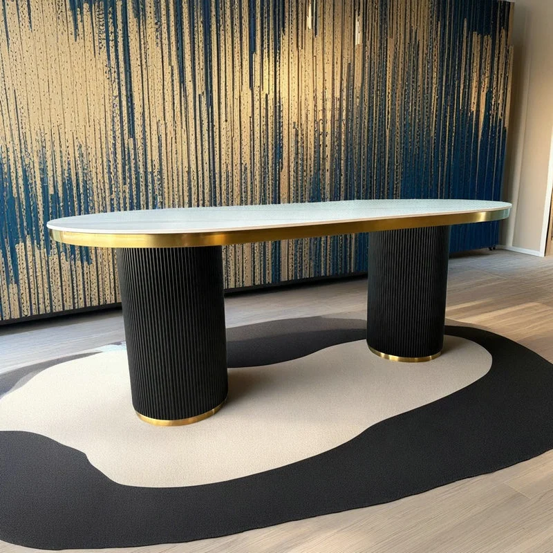 Design dining table convertible home furniture apartment use