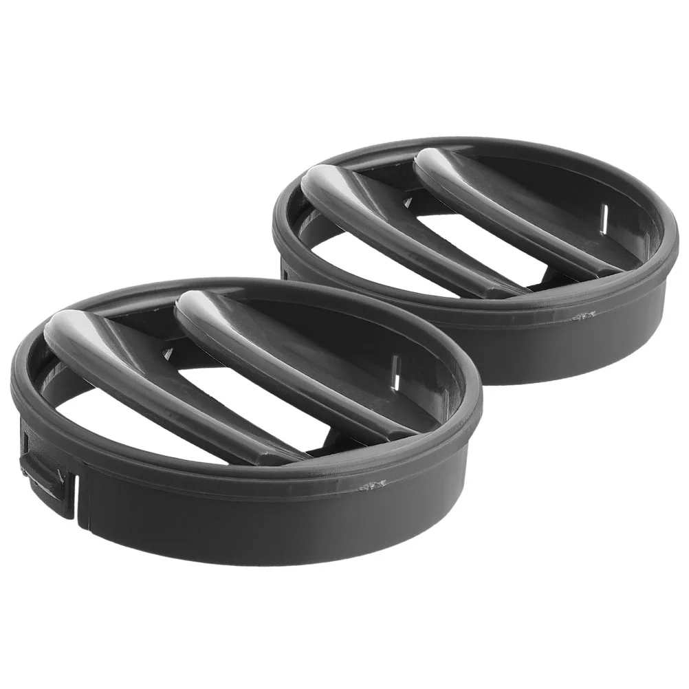 2Pcs Universal Passenger Vehicle Air Conditioning Vent Outlet Sleek Design Dashboard Ac Vents for Optimal Air Distribution