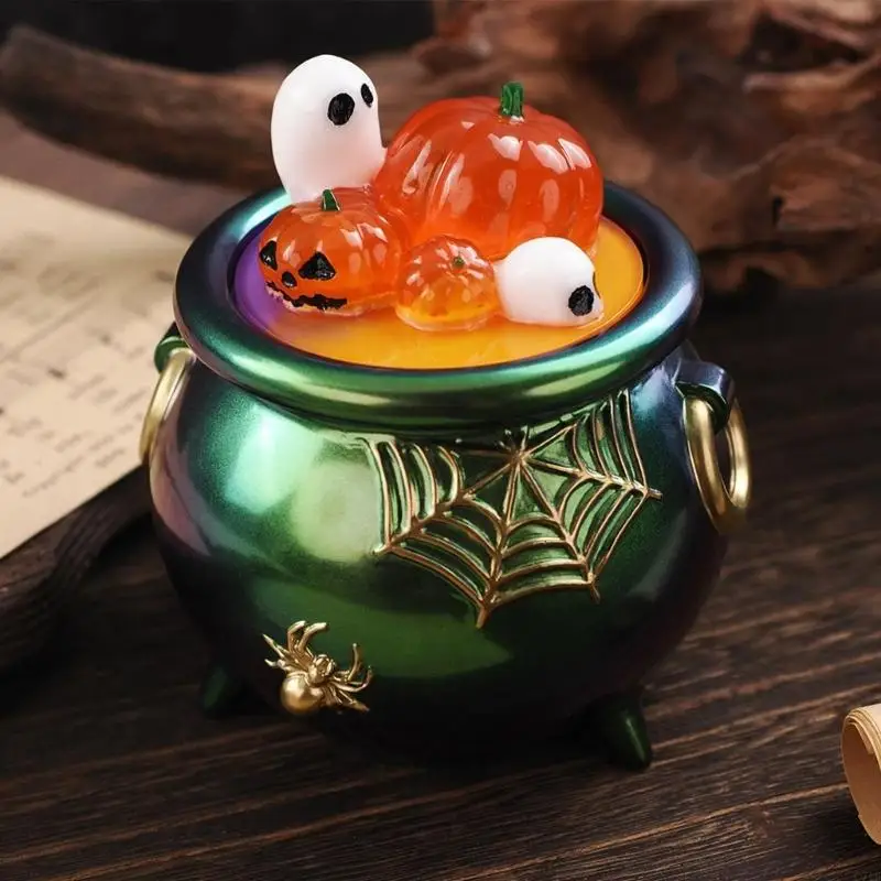  Multifuntional Halloween Resin Cauldron Mold Suitable for Creative Crafts