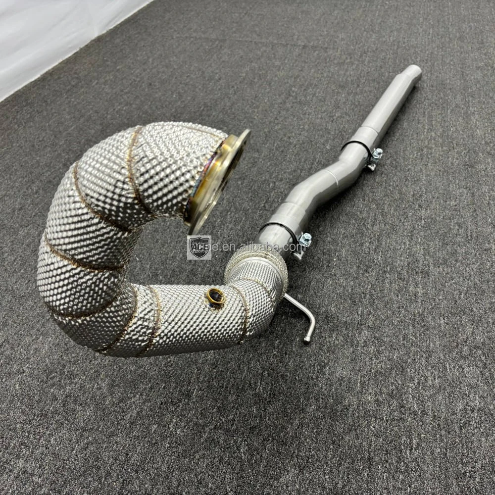 ACE Für VW Golf MK7 MK7.5 R 2.0T 2015-2019 Maßgefertigtes Hochleistungs-Edelstahl-Auspuff-Downpipe – Detail 7