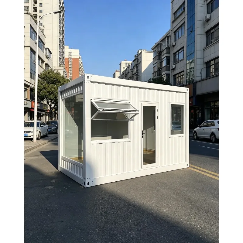 Customized Mobile 20ft 30ft 40ft 2 3 4 5 6 Bedroom Folding Expandable Tiny House Prefabricated Container Homes Restaurant Traile